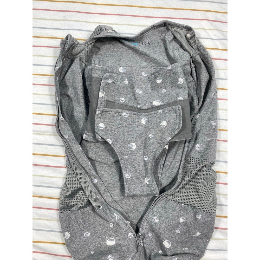 Happiest Baby Sleepea 5-Second Swaddle Gray Moon Print Size M (3–6 Months) - Picture 5 of 5